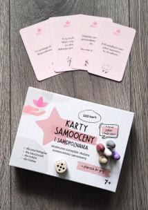 Karty samooceny i samopoznania. Wydawca: Psychologiadziecka. Multiszop.pl Opakowanie Karty samooceny i samopoznania