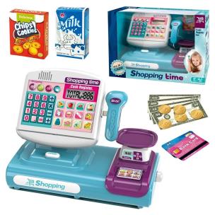 Opakowanie Kasa sklepowa dotykowa niebieska