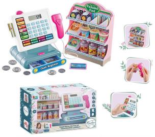 Opakowanie Kasa sklepowa na baterie z akcesoriami