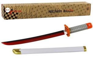 Katana miecz w pochwie z dźwiękiem. Wydawca: Leantoys. Multiszop.pl Opakowanie Katana miecz w pochwie z dźwiękiem