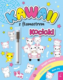 Okładka książki Kawaii z flamastrem. Kociaki
