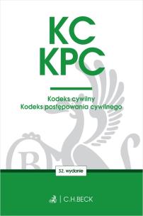 Okładka książki KC. KPC. Kodeks cywilny. Kodeks postępowania cywilnego. Edycja Sędziowska