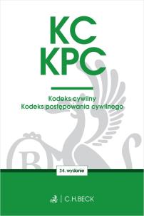 Okładka książki KC. KPC. Kodeks cywilny. Kodeks postępowania cywilnego. Edycja Sędziowska