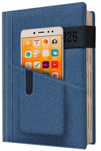 Kelendarz 2025 A5 dzienny z kieszonką. Wydawca: Evena. Multiszop.pl Opakowanie Kelendarz 2025 A5 dzienny z kieszonką