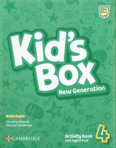 Okładka książki Kid's Box New Generation 4 Activity Book with Digital Pack