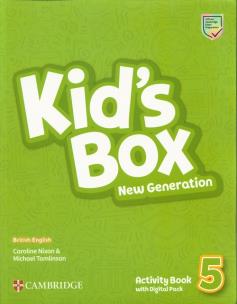 Okładka książki Kid's Box New Generation 5 Activity Book with Digital Pack