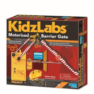 KIDZ LABS / ZMOTORYZOWANA BRAMA BARIEROWA. Autor: W 3447. Multiszop.pl Okładka książki KIDZ LABS / ZMOTORYZOWANA BRAMA BARIEROWA
