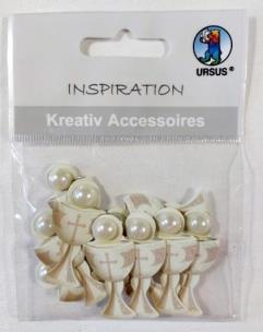 Opakowanie Kielichy komunijne z perełką samoprzylepne