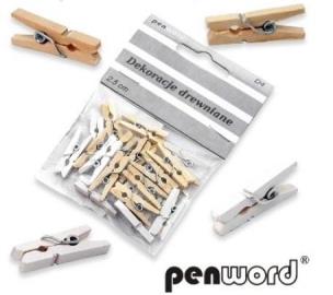 Opakowanie Klamerki drewniane 2,5cm 24szt