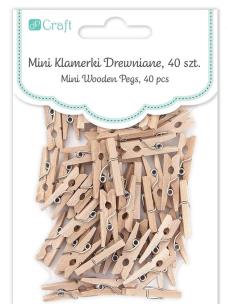 Opakowanie Klamerki mini drewniane 2,5cm 30szt