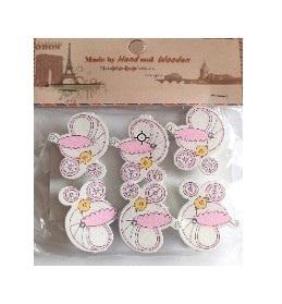 Opakowanie Klamerki ozdobne niemowlęce