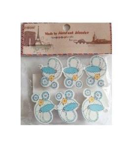 Opakowanie Klamerki ozdobne niemowlęce