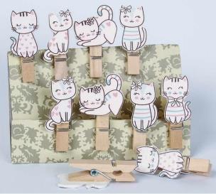 Opakowanie Klamerki ozdobne Shapes 08