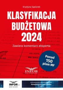Okładka książki Klasyfikacja Budżetowa 2024