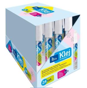Opakowanie Klej w długopisie bezbarwny (24szt)