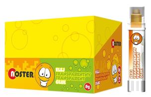 Opakowanie Klej w sztyfcie transparentny 8g (24szt)