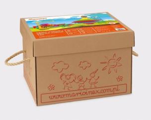 Klocki budowlane Bricks Junior 140 elementów. Wydawca: MARIOINEX. Multiszop.pl Opakowanie Klocki budowlane Bricks Junior 140 elementów