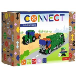 Opakowanie Klocki Connect - Śmieciarka / Traktor M TREFL