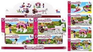 Opakowanie Klocki konstrukcyjne Girl ALLEBLOX (12szt)