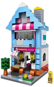 Klocki Konstrukcyjne Sklep z Pączkami. Wydawca: Nice Idea. Multiszop.pl Opakowanie Klocki Konstrukcyjne Sklep z Pączkami