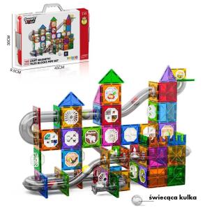 Opakowanie Klocki magnetyczne 168 elementów
