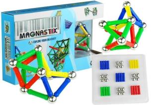 Klocki magnetyczne 60el. Wydawca: Leantoys. Multiszop.pl Opakowanie Klocki magnetyczne 60el