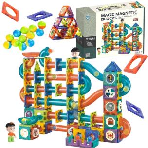 Opakowanie Klocki magnetyczne zamek 228el