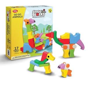 Opakowanie Klocki magnetyczne Zoo 17el