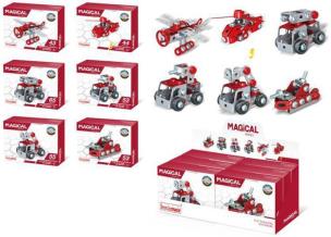 Opakowanie Klocki metalowe strażackie ponad 50el MIX