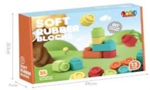Opakowanie Klocki miękkie 13szt
