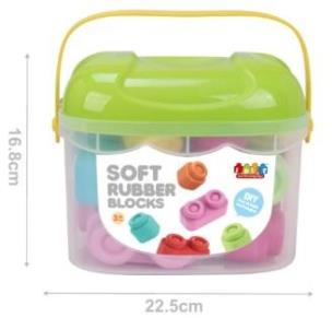 Opakowanie Klocki miękkie 16szt