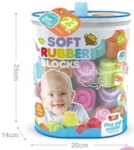 Opakowanie Klocki miękkie 23szt