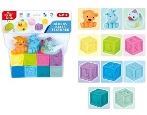Opakowanie Klocki miękkie sensoryczne 11szt