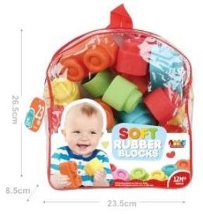 Opakowanie Klocki miękkie w plecaku 23szt