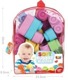 Opakowanie Klocki miękkie w plecaku 33szt