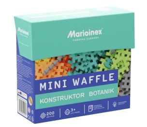 Klocki Mini Waffle 200 el. Konstruktor Botanik. Wydawca: MARIOINEX. Multiszop.pl Opakowanie Klocki Mini Waffle 200 el. Konstruktor Botanik