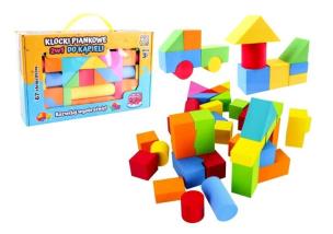 Klocki piankowe 2w1 do kąpieli. Wydawca: Pro Kids. Multiszop.pl Opakowanie Klocki piankowe 2w1 do kąpieli