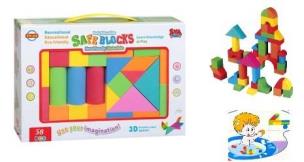 Opakowanie Klocki piankowe 58szt