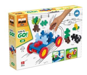 Klocki Plus-Plus Big Make & Go! 45 elementów. Wydawca: PLUS-PLUS. Multiszop.pl Opakowanie Klocki Plus-Plus Big Make & Go! 45 elementów