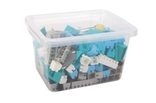 Opakowanie Klocki w pojemniku pastelowe 200el