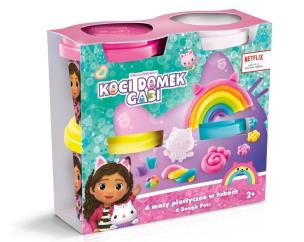 Koci Domek Gabi. 4 masy plastyczne w tubkach. Wydawca: EPEE. Multiszop.pl Opakowanie Koci Domek Gabi. 4 masy plastyczne w tubkach
