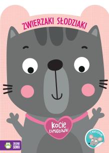 Kocie łamigłówki. Zwierzaki słodziaki. Autor: Opracowanie zbiorowe. Multiszop.pl Okładka książki Kocie łamigłówki. Zwierzaki słodziaki