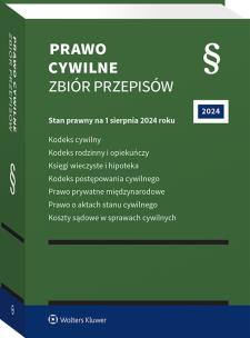 Okładka książki Kodeks cywilny. Kodeks rodzinny i opiekuńczy. Księgi wieczyste i hipoteka. Kodeks postępowania cywilnego. Prawo prywatne międzynarodowe. Prawo o aktac