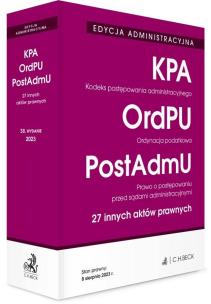 Kodeks postępowania administracyjnego w.38. Autor:   Praca zbiorowa. Multiszop.pl Okładka książki Kodeks postępowania administracyjnego w.38