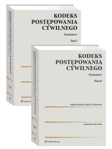 Okładka książki Kodeks postępowania cywilnego. Komentarz. Tom I i II