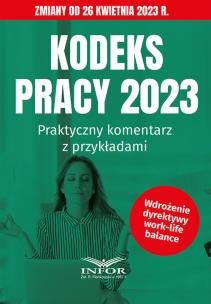 Okładka książki Kodeks Pracy 2023 Praktyczny komentarz