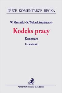 Okładka książki Kodeks pracy. Komentarz