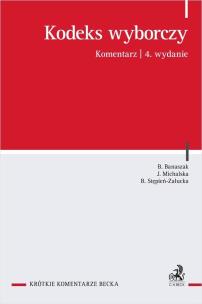 Okładka książki KODEKS WYBORCZY 4 wyd. - Krótkie
Komentarze Becka