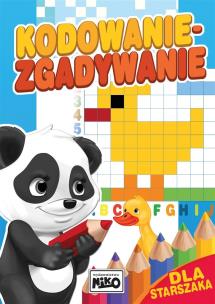 Kodowanie - zgadywanie dla starszaka. Autor:   Praca zbiorowa. Multiszop.pl Okładka książki Kodowanie - zgadywanie dla starszaka