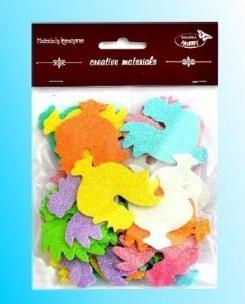 Opakowanie Koguciki brokatowe 32szt